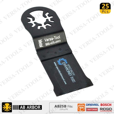 Versa Tool 35mm Bi-Metal Multi-Tool Saw Blades, PK 25 AB25B